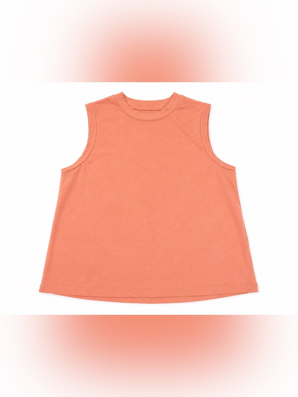 Madewell Coral Peach Sleeveless Tank